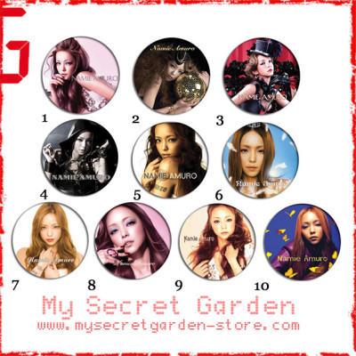 Namie Amuro 安室奈美恵 / Past Future Pinback Button Badge Set 1a or 1b  ( or Hair Ties / 4.4 cm Badge / Magnet / Keychain Set )